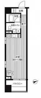 コスモグラシア芝大門【6階】の間取り