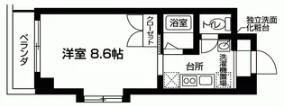 ファーストウィング【5階】の間取り
