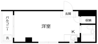 タウンハウス美原【2階】の間取り
