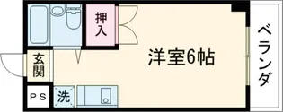 COSMO PALACE【2階】の間取り