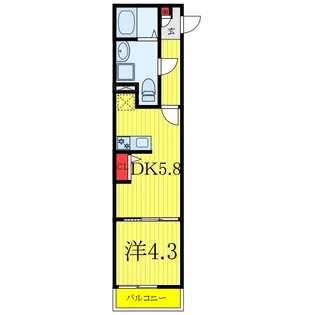 River Residence 中十条【2階】の間取り