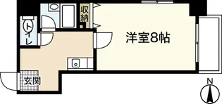 エスパシオ十日市【4階】の間取り