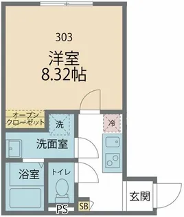 カインドネス本厚木North【3階】の間取り