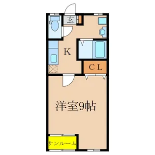 メゾンドシャルマン【2階】の間取り