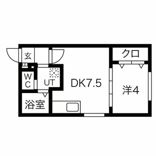 ラフィーネ南15条【5階】の間取り