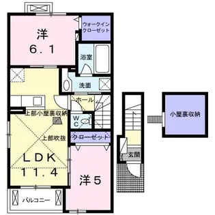 パインズ グレイスI【2階】の間取り