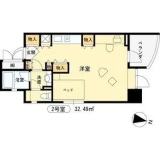 松下善ビル【6階】の間取り