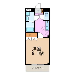 ペニーレインA【1階】の間取り