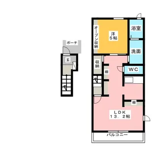 エスペランサ助光I【1階】の間取り
