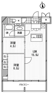 アーデン芝公園【13階】の間取り