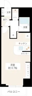 カスタリア新宿御苑【11階】の間取り