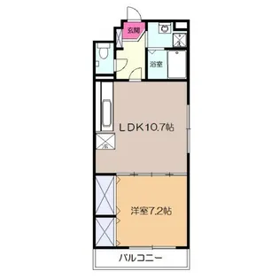 グラシューズ【2階】の間取り