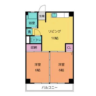 メゾン汐路【3階】の間取り