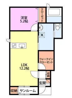 プチリュクス【1階】の間取り