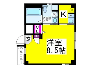 エヌエムヴァンキャトフ【3階】の間取り