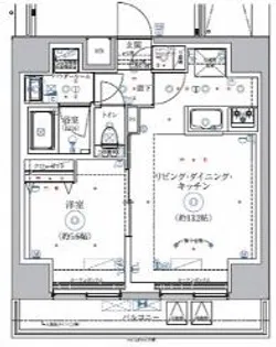 RELUXIA伊勢佐木長者町【2階】の間取り