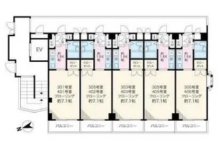 スペース欅【4階】の間取り