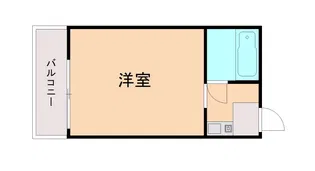 クレアドル芦屋西【7階】の間取り