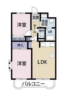 K-II【4階】の間取り