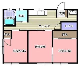 レジデンス浄南町【1階】の間取り