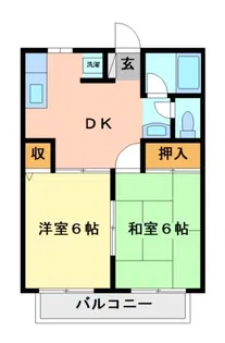 グリーンガーデン【1階】の間取り