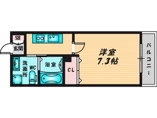 Ritz新今里【6階】の間取り