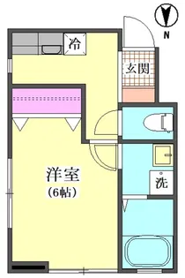 ルパルク萩中2【1階】の間取り
