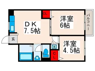 早川住建田端マンション【4階】の間取り