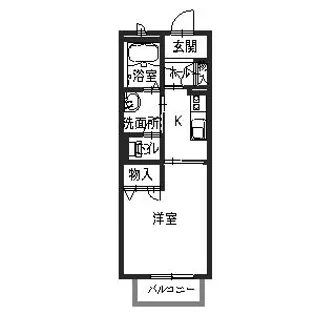 シャーメゾン北王子 A棟【2階】の間取り