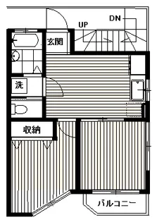 エクセル柚木【2階】の間取り