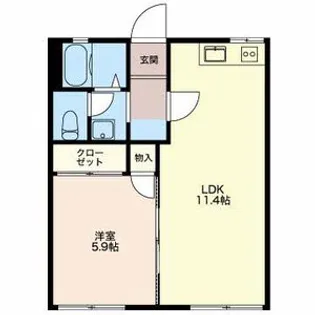 エルパティオ【1階】の間取り