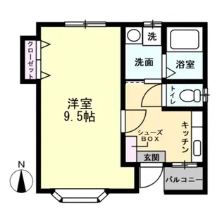 ソレイユおもちゃ【1階】の間取り