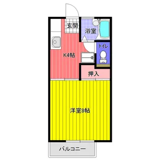 メゾン小田原II【2階】の間取り