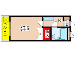 エステート宮野【1階】の間取り