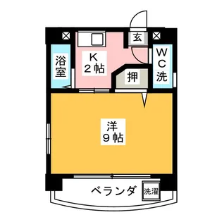 サンライフ赤塚【3階】の間取り