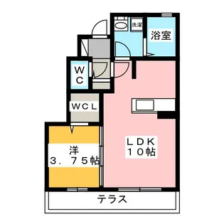 プレジール田無【1階】の間取り