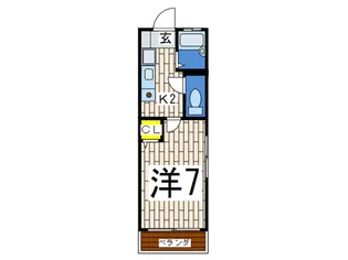 プリモオ-クランドMT【1階】の間取り