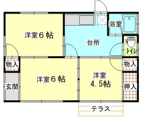 群馬県沼田市下久屋町【一戸建】の間取り