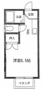 ロックス貝塚【2階】の間取り