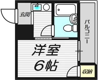 USハウス【2階】の間取り