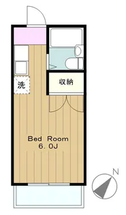 ハイツヤコウ【3階】の間取り