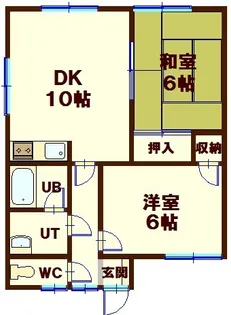 ユピテル参番館【1階】の間取り
