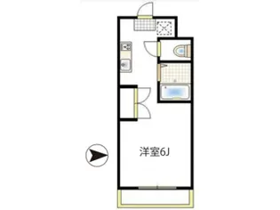 サンヴェール府中【1階】の間取り