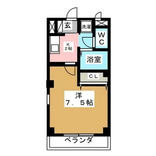 アーバンII【3階】の間取り