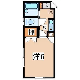 フローラ保戸野【2階】の間取り