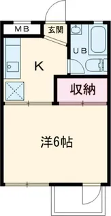 あんずマンション【2階】の間取り