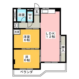 ラヴィエール笠松【3階】の間取り