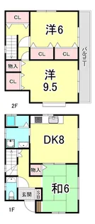 兵庫県神戸市垂水区星が丘2【一戸建】の間取り