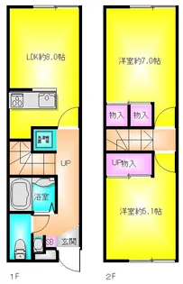 リアン【1階】の間取り