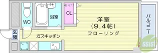 木町通TKビル【5階】の間取り